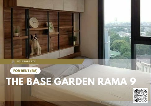 ให้เช่า ✨ The Base Garden Rama 9 ✨ เฟอร์นิเจอร์ และ เครื่องใช้ไฟฟ้าครบ ใกล้ MRT พระราม 9