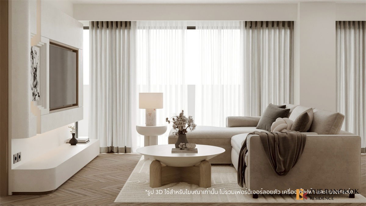 รูป ⚡Ruamjai Height , Spacious Luxury Living in Sukhumvit 39 near BTS Phrom Phong - รูปที่ 1/9