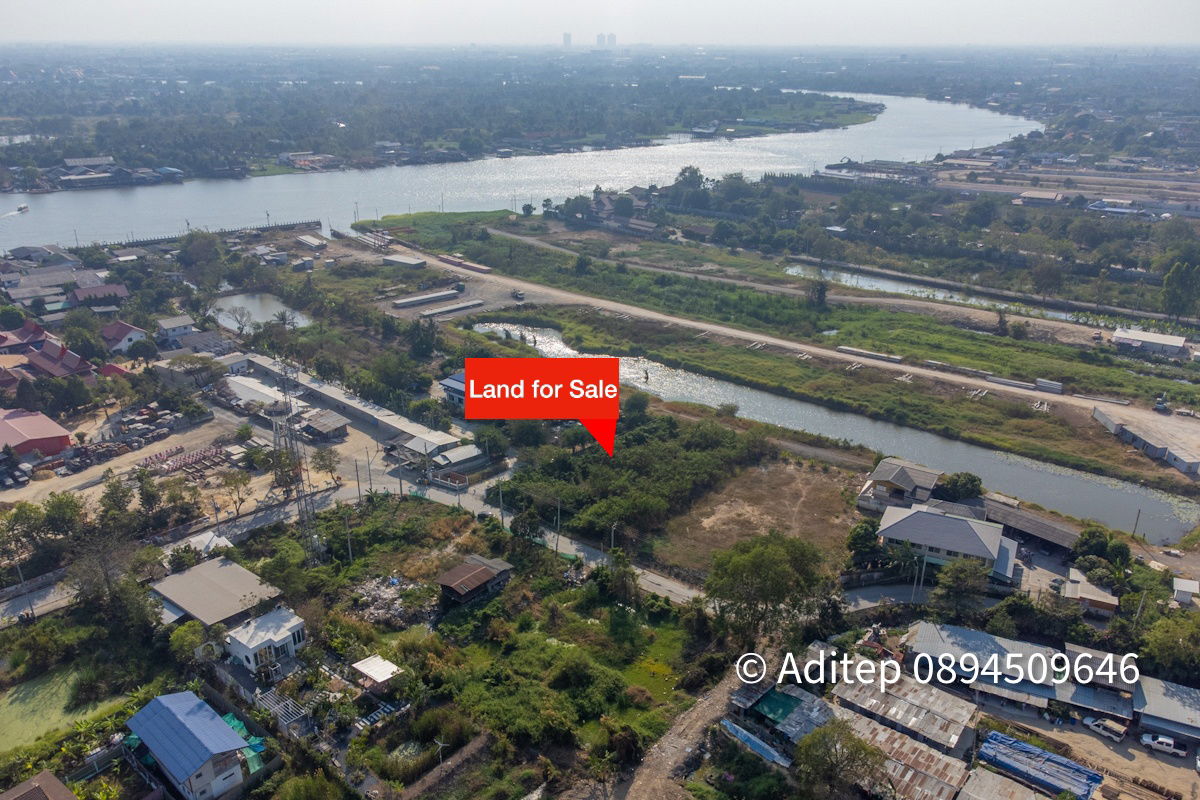 รูป ขาย ที่ดิน ถนนชัยพฤกษ์ ปากเกร็ด 1 ไร่กว่า เข้าซอย 150 ม. ใกล้แม่น้ำเจ้าพระยา ถนนราชพฤกษ์ สะพานพระราม 4 ที่ดินถมแล้ว - รูปที่ 5/26