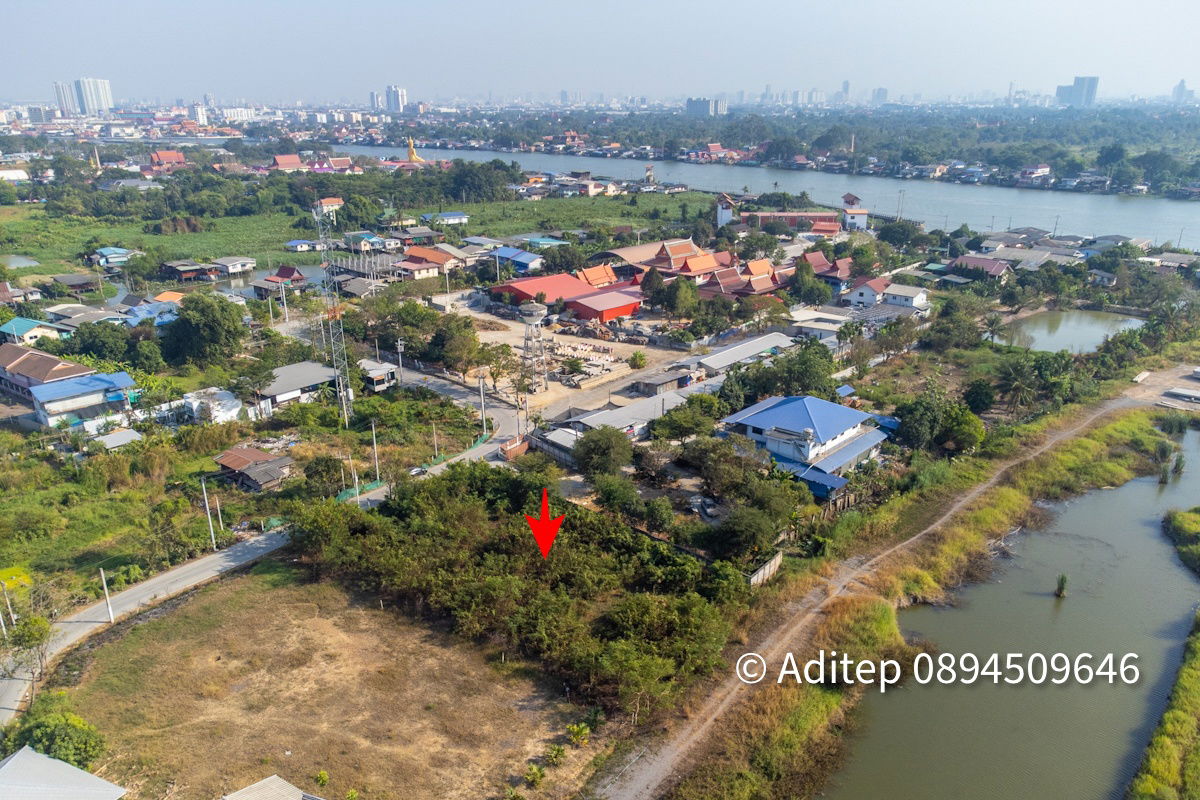 รูป ขาย ที่ดิน ถนนชัยพฤกษ์ ปากเกร็ด 1 ไร่กว่า เข้าซอย 150 ม. ใกล้แม่น้ำเจ้าพระยา ถนนราชพฤกษ์ สะพานพระราม 4 ที่ดินถมแล้ว - รูปที่ 16/26