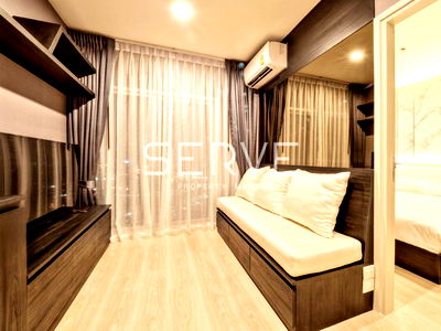 Condos for rent University of the Thai Chamber of Commerce : 1 Bed Corner Unit  Nice Room City view Fully furnished  Good Location Next to MRT Thailand Cultural Centre Station @ Noble Revolve Ratchada 2