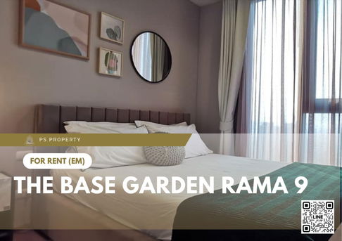 ให้เช่า ✨ The Base Garden Rama 9 ✨ เฟอร์นิเจอร์ และ เครื่องใช้ไฟฟ้าครบ ใกล้ MRT พระราม 9