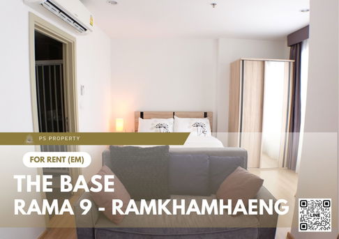 ให้เช่า ✨ The Base Rama 9 - Ramkhamhaeng ✨ เฟอร์นิเจอร์ และ เครื่องใช้ไฟฟ้าครบ ใกล้ Airportlink รามคำแหง 250 เมตร 