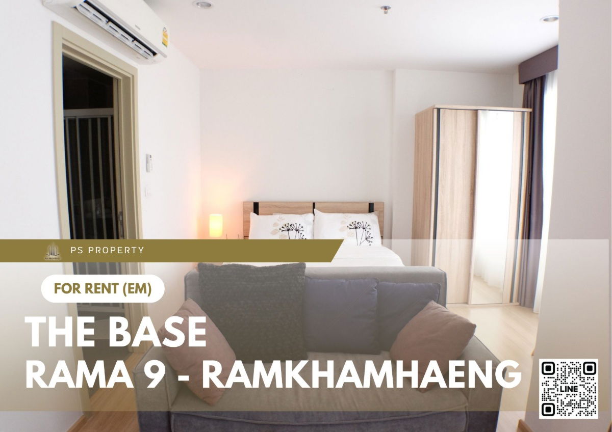 รูป ให้เช่า ✨ The Base Rama 9 - Ramkhamhaeng ✨ เฟอร์นิเจอร์ และ เครื่องใช้ไฟฟ้าครบ ใกล้ Airportlink รามคำแหง 250 เมตร  - รูปที่ 1/9
