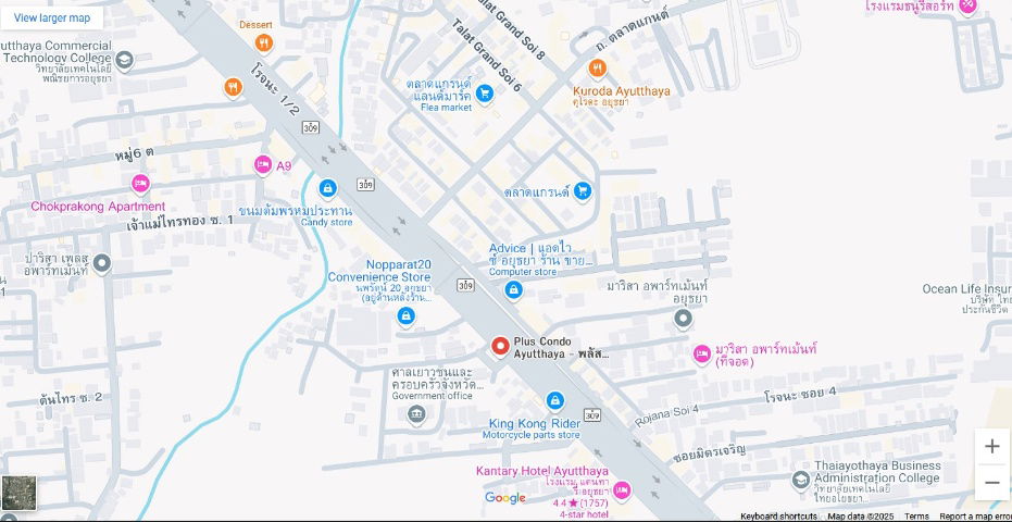 รูป 🚩 ขาย พลัส คอนโดมิเนียมอยุธยา ชั้น 4 อาคาร A ตรงข้าม ตลาดแกรนด์ ติดถนนโรจนะ วิวสวย ไม่มีตึกบังวิว - รูปที่ 19/48
