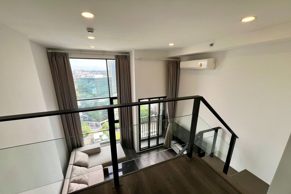 รูป สำหรับขาย- เช่า ! ห้องทิศเหนือ, ชั้นสูง27+, วิวเมือง!🔥 Code C20250900013...KnightsBridge Space Ratchayothin, 1 นอน Duplex, 1 น้ำ, แต่งครบ, ราคาพิเศษ! - รูปที่ 8/15