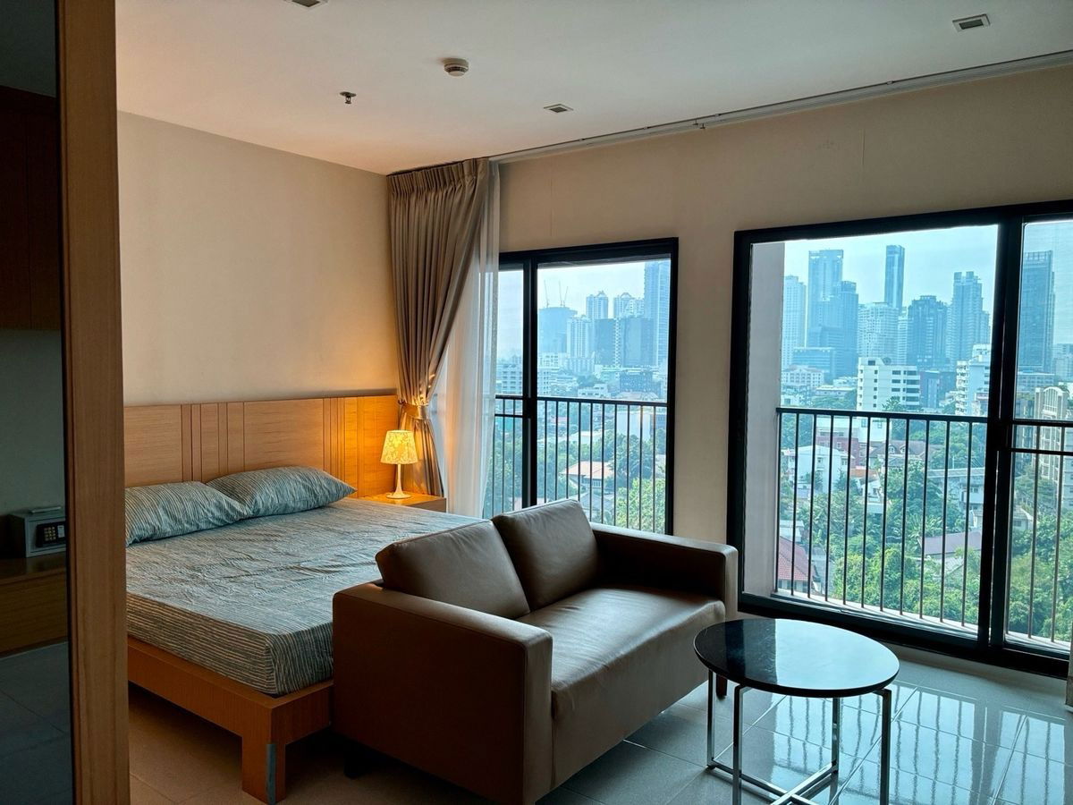 picture WS3322 💜 Condo for rent Noble Remix Thong Lo 💜 BTS Thong Lo only 100 m. Rent 23,000 baht/month - 1/10