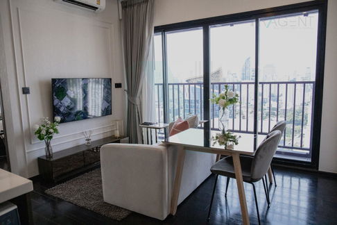 📌 For Rent Condo PARK ORIGIN THONGLOR Building 1, Floor 30,2 bed room, Room size 45 sqm