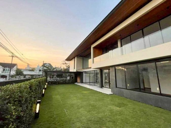 4-bed house for rent, 610 sqm, 156 sq wah, Evergreen Ville (Bangna-Trad