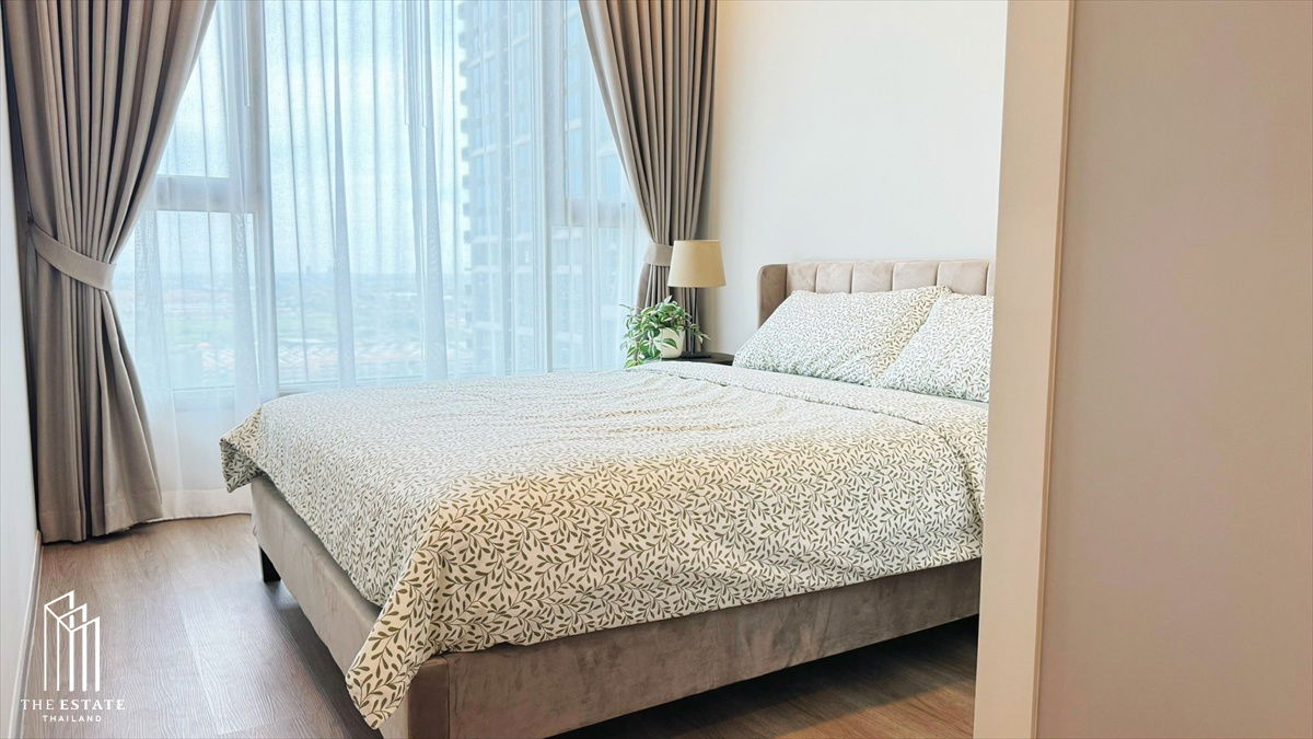 รูป For Rent Whizdom The Forestias (Destinia) ห้องหน้ากว้าง ระเบียงห้องหันไปทางวิวสวนป่า 30 ไร่ ของโครงการ @40,000 Baht - รูปที่ 2/11