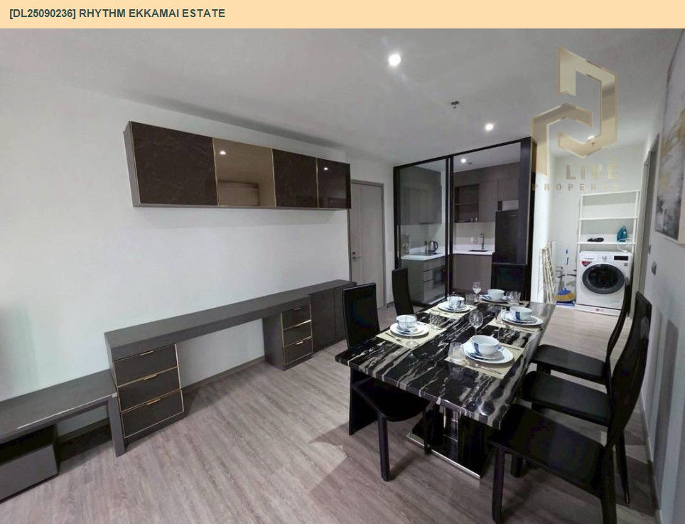 รูป DL25090236 ให้เช่าคอนโด ริธึ่ม เอกมัย เอสเตท (RHYTHM EKKAMAI ESTATE) ใกล้ BTS เอกมัย พร้อมเข้าอยู่ โทรด่วน 0638692663 LineID @655ebbvc - รูปที่ 4/20