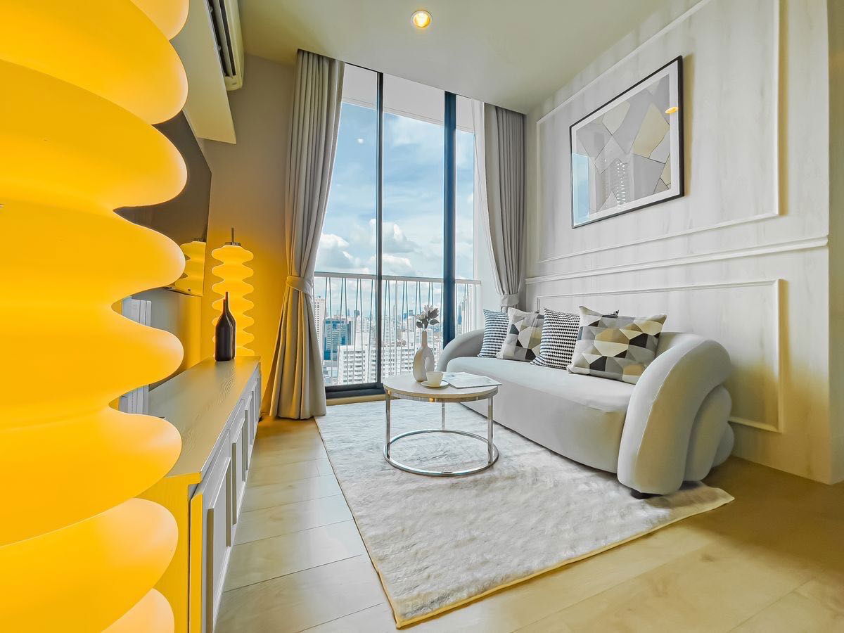 picture WS3349 🪐 [For Rent] Noble Recole Sukhumvit ✨ Fully furnished, ready to move in, high floor, great view | Price only 71,000/month - 5/15