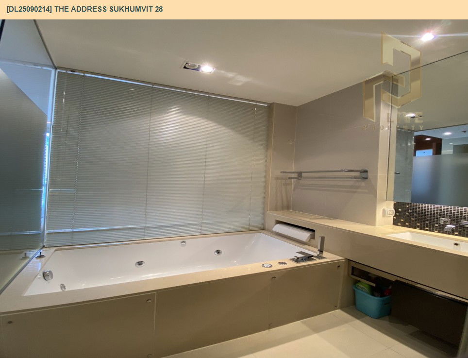 รูป DL25090214 ให้เช่าคอนโด ดิ แอดเดรส สุขุมวิท 28 (The Address Sukhumvit 28) ใกล้ BTS พร้อมพงษ์ พร้อมเข้าอยู่ โทรด่วน 0638692663 LineID @655ebbvc - รูปที่ 10/11
