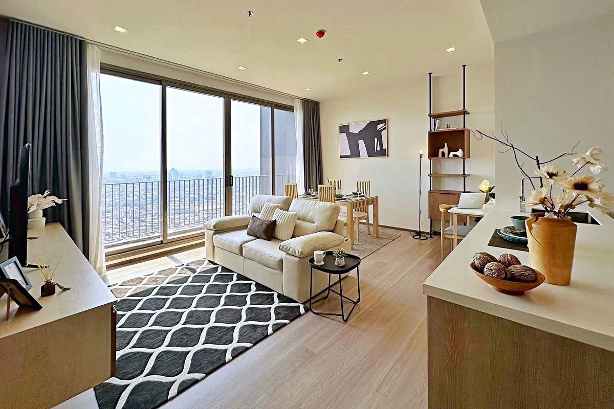picture Condo 2bedrooms new unit for rent with river view at Rhythm Charoenkrung near Sathorn - 4/14