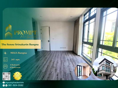 บ้านเดี่ยวให้เช่า : ST12572 - The Sonne Srinakarin-Bangna