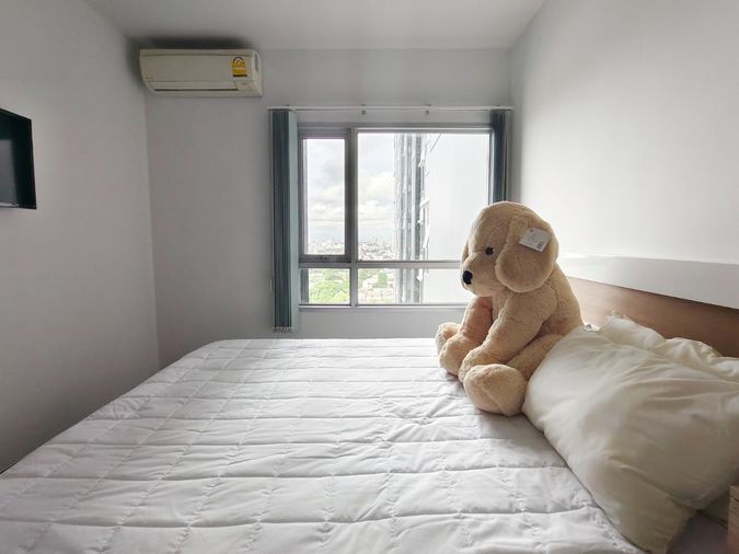 🏢 #Centric Tiwanon Condo ForRent  ✨ Beautiful, quiet condo, high floor, unobstructed view