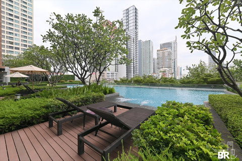 🩵New - Luxury unit, Villa Asoke near MRT Phetchaburi 