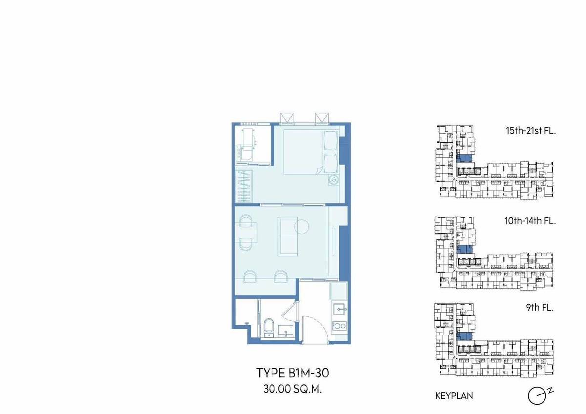 รูป คอนโด 1-ห้องนอน ที่ แอสปาย วิภา-วิคตอรี่ ใกล้ BTS สนามเป้า (ID 2302352) - รูปที่ 7/8