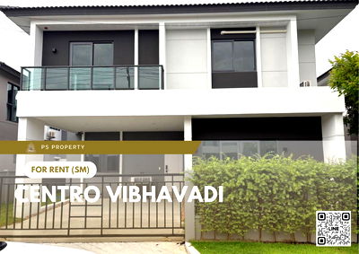 Houses for rent : Single house for rent 📍 Centro Vibhavadi 📍 4 bedrooms, 5 bathrooms, fully furnished and equipped with appliances
