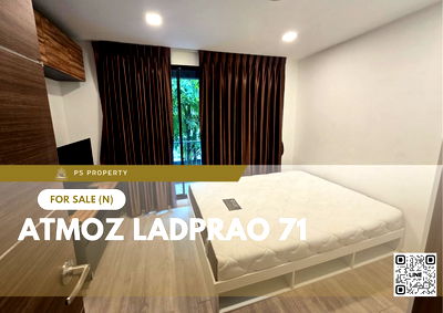 Condos for sale Crystal Design Center : Urgent sale ✨ Atmoz Ladprao 71 ✨ 2 bedrooms, fully furnished and equipped, near the expressway
