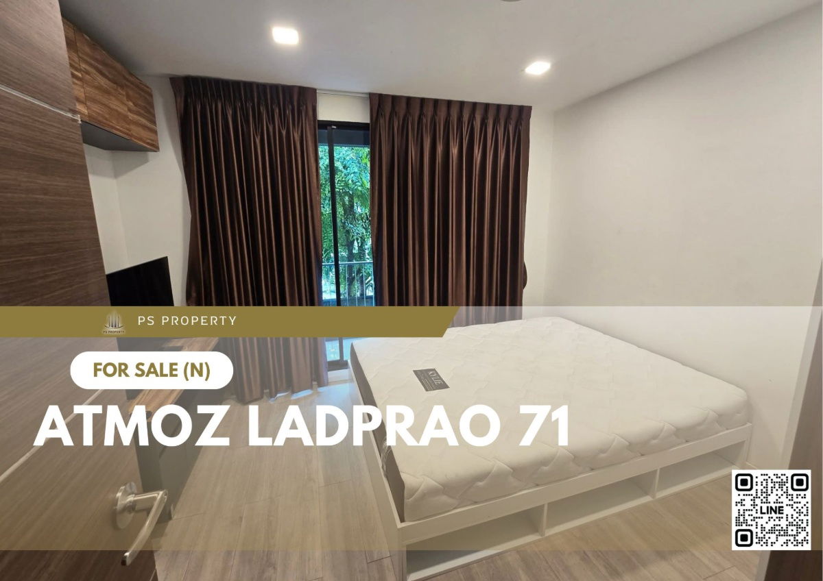 รูป ขายด่วน ✨ Atmoz Ladprao 71 ✨ 2 ห้องนอน เฟอร์นิเจอร์ และ เครื่องใช้ไฟฟ้าครบ ใกล้ทางด่วน - รูปที่ 1/10