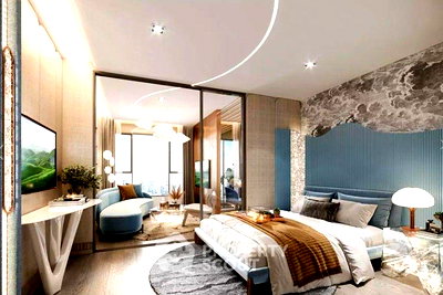 Condos for sale : 1-BR Condo at Aspire Vibha-Victory near BTS Sanam Pao (ID 2302352)