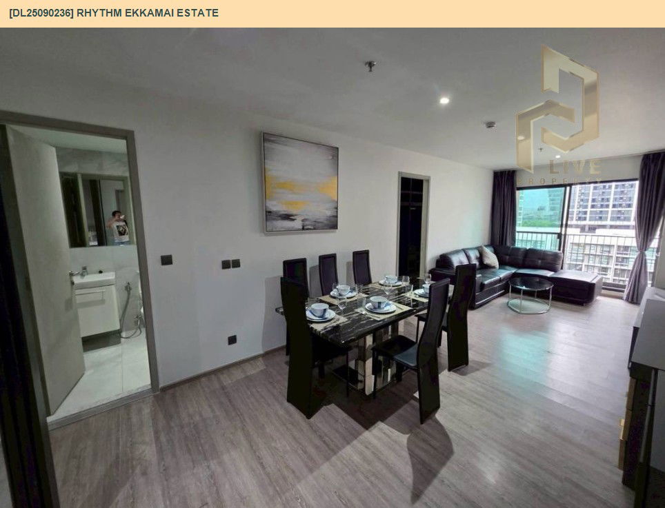 รูป DL25090236 ให้เช่าคอนโด ริธึ่ม เอกมัย เอสเตท (RHYTHM EKKAMAI ESTATE) ใกล้ BTS เอกมัย พร้อมเข้าอยู่ โทรด่วน 0638692663 LineID @655ebbvc - รูปที่ 2/20