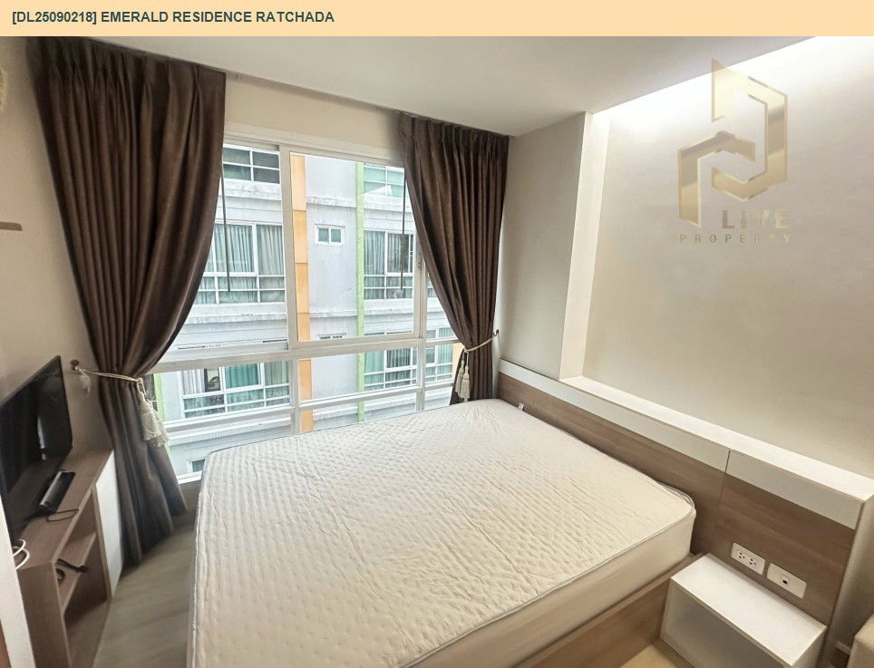 picture DL25090218 Condo for rent, Emerald Residence Ratchada near MRT ห้วยขวาง, ready to move in, call urgently 0656133286 LineID @534wlwof - 3/8