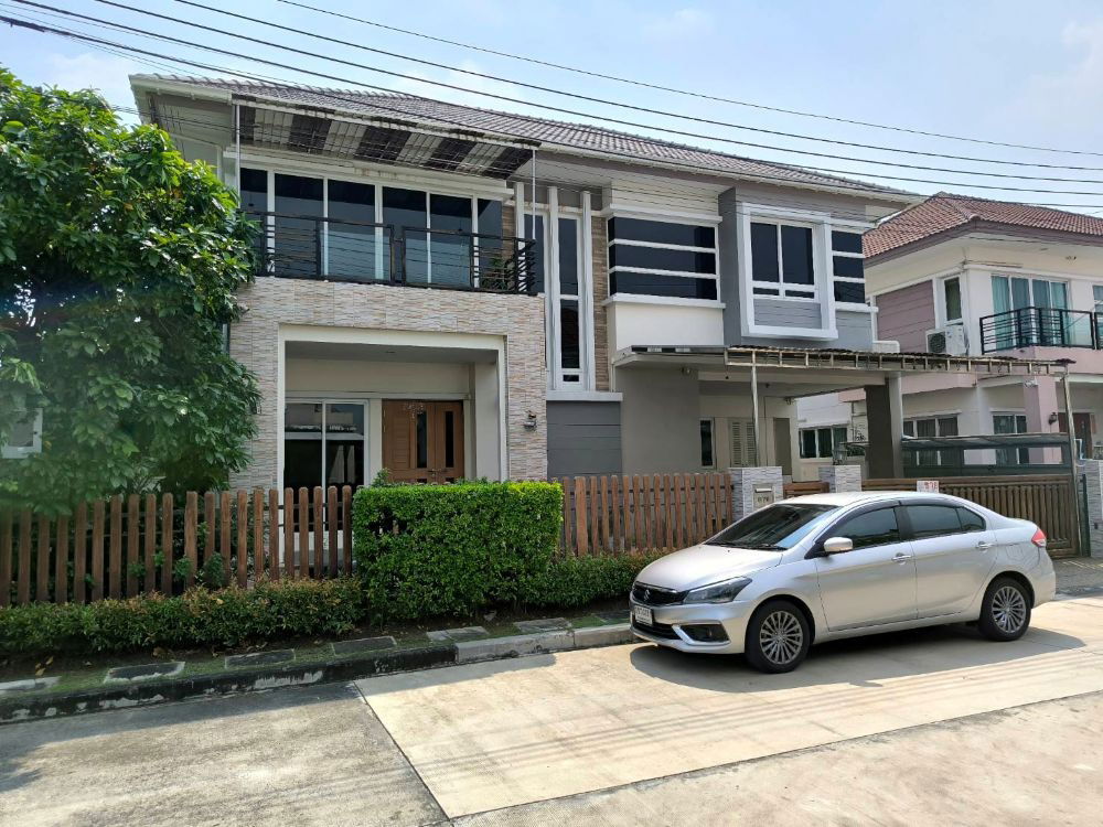 รูป ขายบ้านเดี่ยว 2 ชั้น หลังมุม หมู่บ้านบางกอกบูเลอวาร์ด วงแหวน - เทพารักษ์ ทำเลดี เดินทางสะดวก  - รูปที่ 1/11