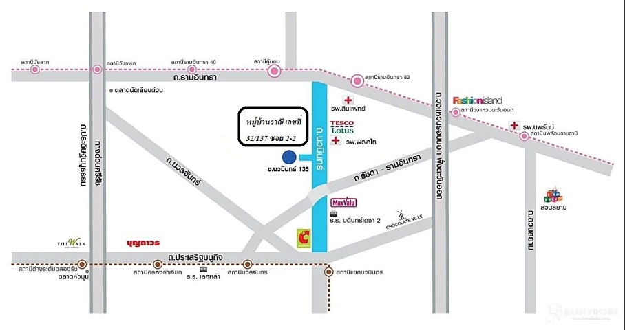 รูป 🚩ขายด่วน ทาวน์เฮ้าส์ หมู่บ้าน ราณี 3 ใกล้แยกแม็กซ์ แวลู ซอยนวมินทร์ 135 - รูปที่ 23/23