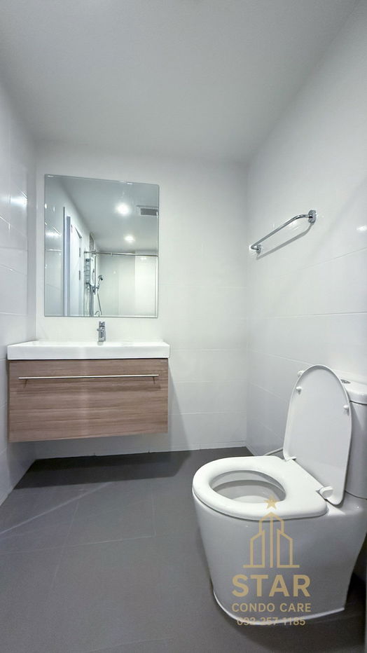 picture 🌟 Condo rental METROLUXE RIVERFRONT 🌟  🏢 A brand - new room measuring 33.11 square feet [33.11 sq m]. M. 📍 Building E, 3rd floor Line:Rangsima07 - 14/14