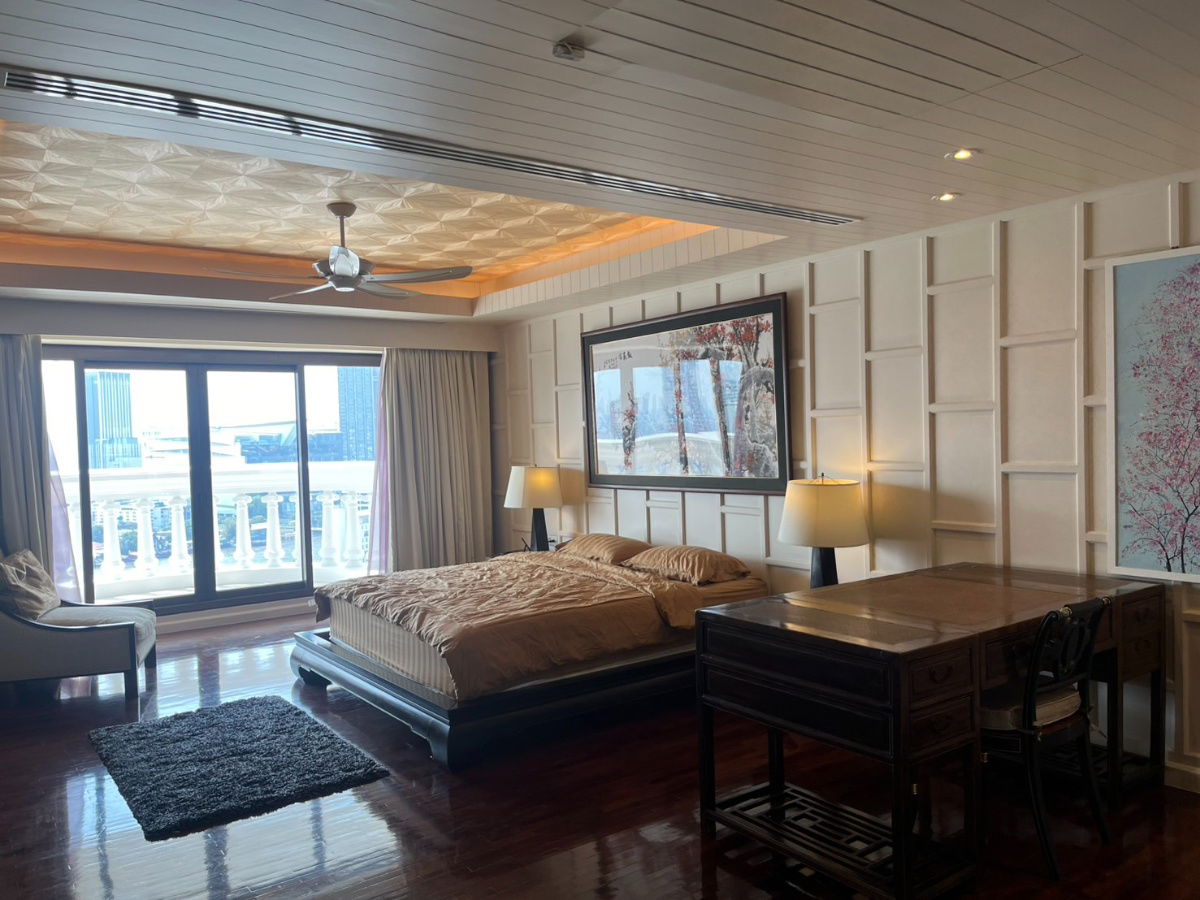 รูป cd1832 ให้เช่าคอนโดหรู Penthouse วิวแม่น้ำเจ้าพระยา ราคาถูก 100,000บาท/เดือน (ราคานี้ ไม่ให้เปียโน) Le bua at State Tower ใกล้ BTS สะพานตากสิน - รูปที่ 30/49