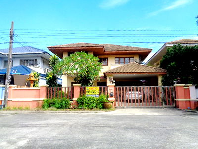 บ้านเดี่ยว ถนนปัญญาอินทรา : 🚩ขาย !! บ้านเดี่ยว หลังใหญ่ หมู่บ้าน พัฒนาสิริ ซาฟารีเวิลด์ ซอยเลียบคลองสอง 32 บางชัน