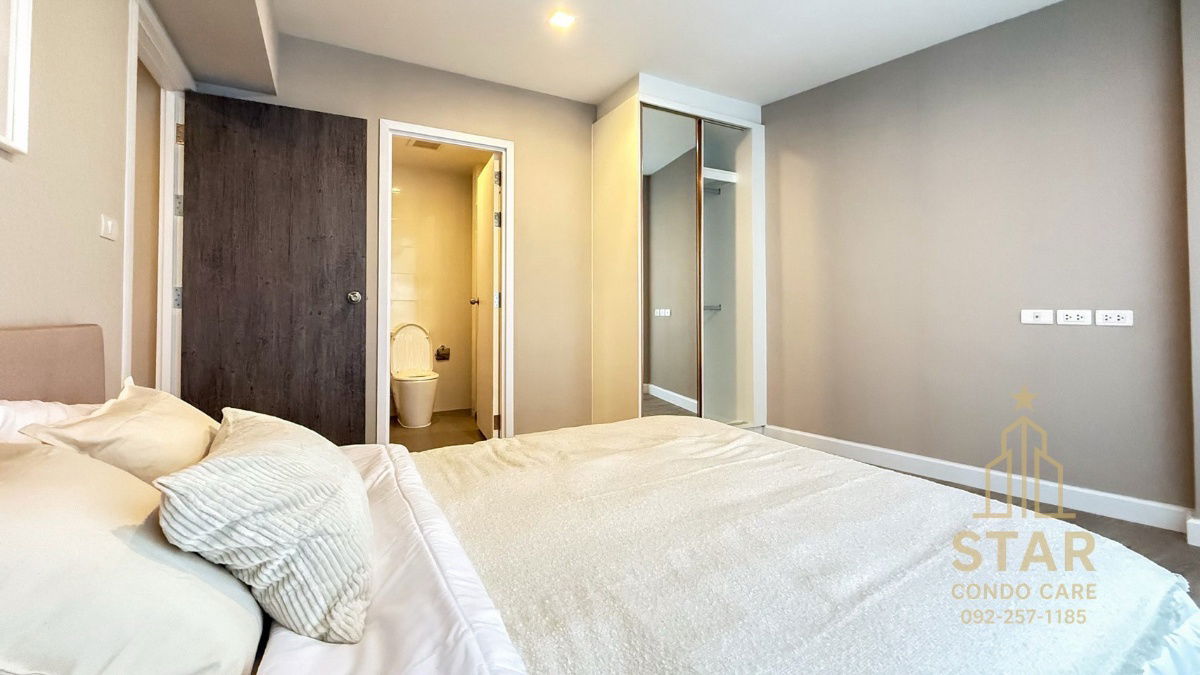 picture 🌟 Condo rental METROLUXE RIVERFRONT 🌟  🏢 A brand - new room measuring 33.11 square feet [33.11 sq m]. M. 📍 Building E, 3rd floor Line:Rangsima07 - 3/14