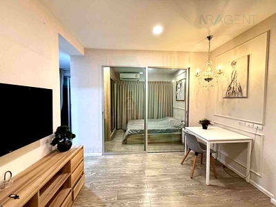 Condos for rent Rangsit University : 🎉 For Rent Condo HAPPY CONDO DONMUANG THE TERMINAL Building E, Floor 3,1 bed room, Room size 28 sqm