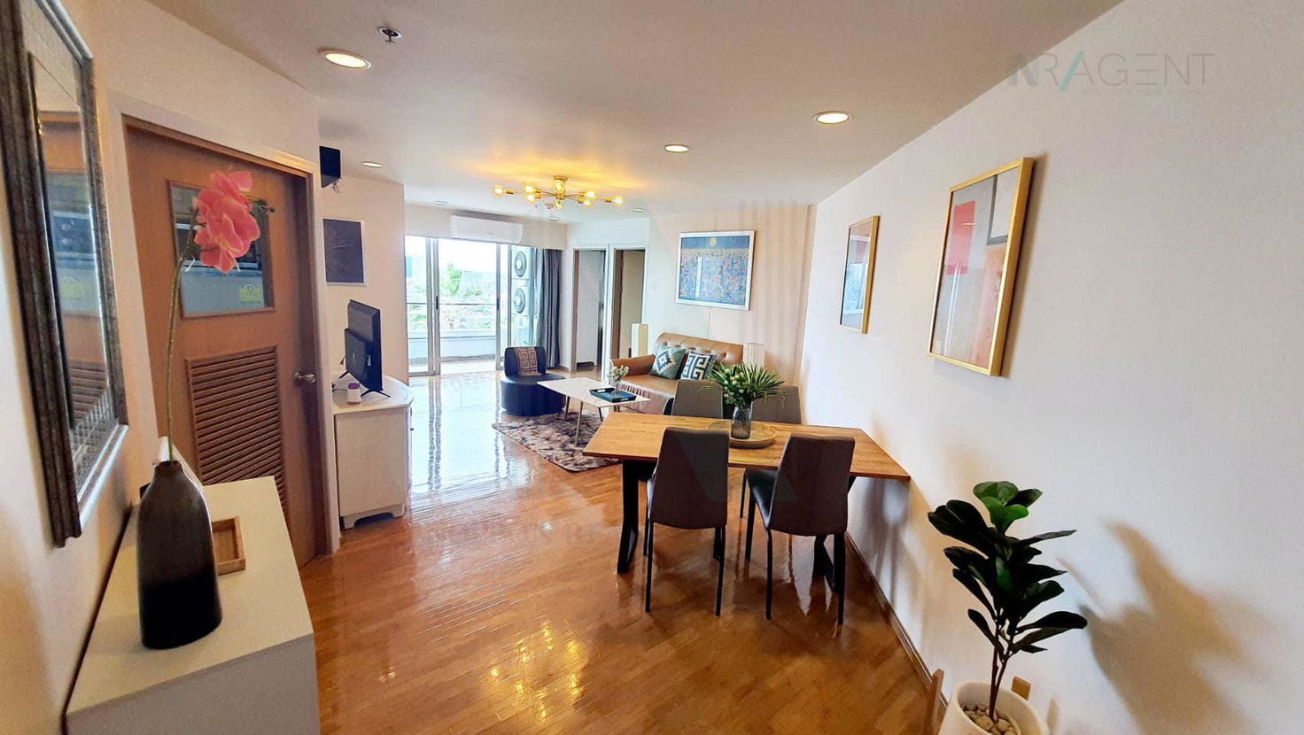 รูป 🚩Best room!🚩 ให้เช่าคอนโด ริเวอร์ เฮเว่น อาคาร D ชั้น 23 3 ห้องนอน ขนาด 98.00 ตรม ใกล้ BTS สะพานตากสิน - รูปที่ 3/8