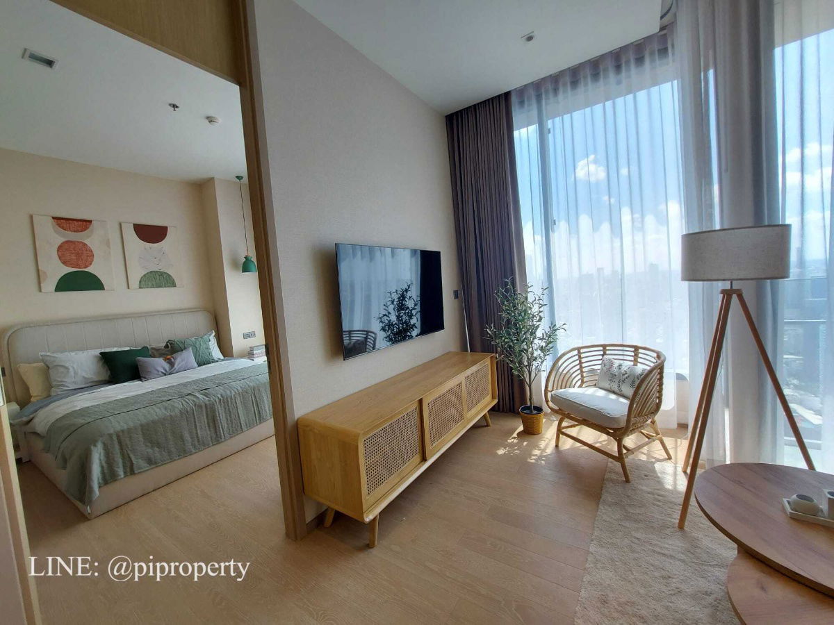 รูป หรูหราชั้นสูง 1 ห้องนอนให้เช่าในเอสอีสอโศก วิวเมืองที่ไร้ขอบเขตพร้อมเฟอร์นิเจอร์นําเข้าติดตั้งครบครัน - รูปที่ 3/30
