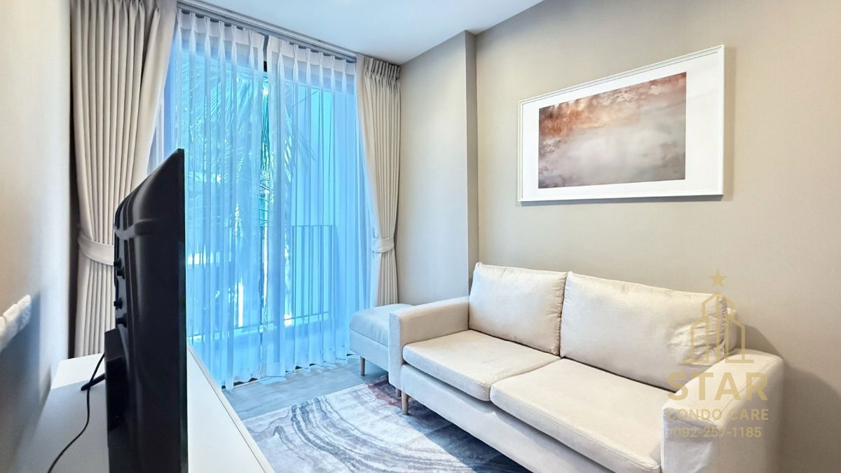 picture 🌟 Condo rental METROLUXE RIVERFRONT 🌟  🏢 A brand - new room measuring 33.11 square feet [33.11 sq m]. M. 📍 Building E, 3rd floor Line:Rangsima07 - 5/14