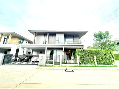 เช่าบ้านเดี่ยว นิคมอุตสาหกรรม​บางกะดี : ให้เช่าบ้านสราญสิริ รังสิต (Saransiri Rangsit) อยู่ถนนรังสิต-ปทุมธานี ใกล้ทางด่วนอุดรรัถยาด่านบางพูน
