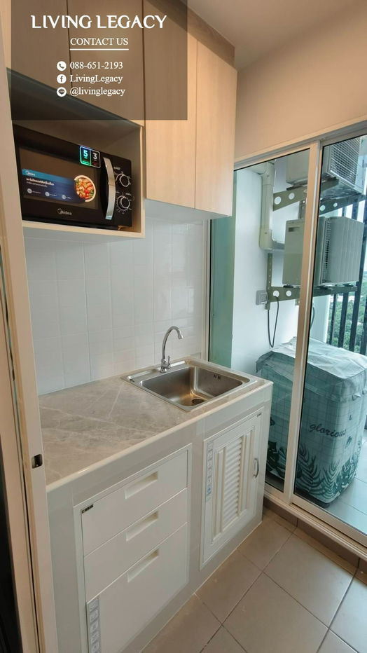 รูป ST1WXF ให้เช่าคอนโด Regent Home Bangna 30 ตร.ม. ชั้น 9 ตึก B line id : @livinglegacy - รูปที่ 5/8