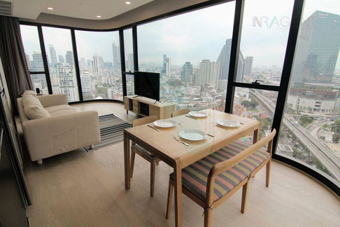 ให้เช่าคอนโด แอชตัน จุฬา-สีลม อาคาร 1 ชั้น 21 2 ห้องนอน ขนาด 66.00 ตรม ใกล้ MRT สามย่าน