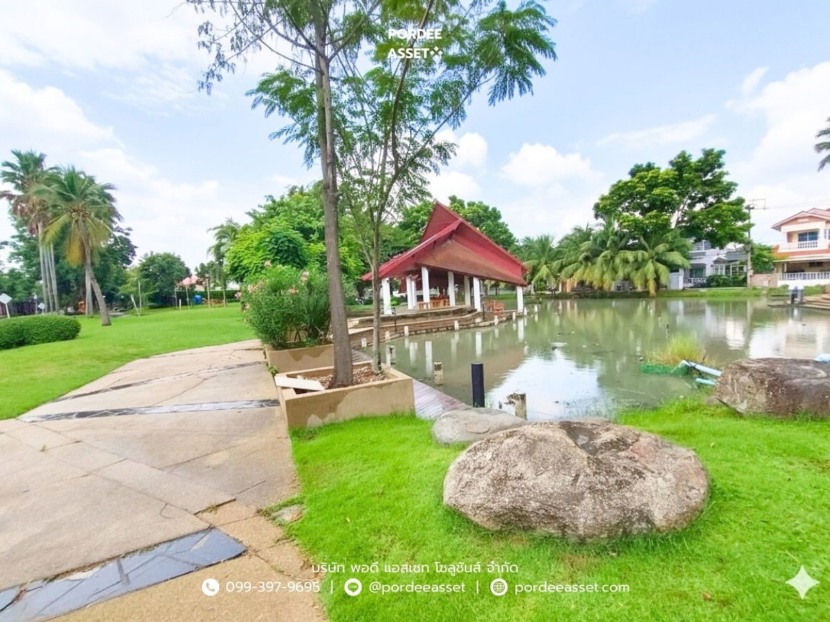 รูป ขาย!! บ้านเดี่ยว ชัยพฤกษ์ รังสิต-คลอง4 ( หลังริม ขนาด 67.4 ตร.ว. ) อยู่ต้นโครงการ ต.บึงยี่โถ อ.ธัญบุรี ถนนรังสิต-นครนายก78 ใกล้ทางด่วนมอเตอร์เวย์  - รูปที่ 23/25