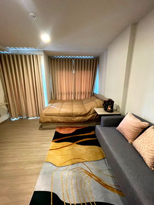 Condos for rent Nong Mon Market : Prime location has arrived 🔥🔥🔥Dcondo Senes Bangsaen, beautiful room, very new room, next to Burapha University, fully furnished + washing machine‼️ 