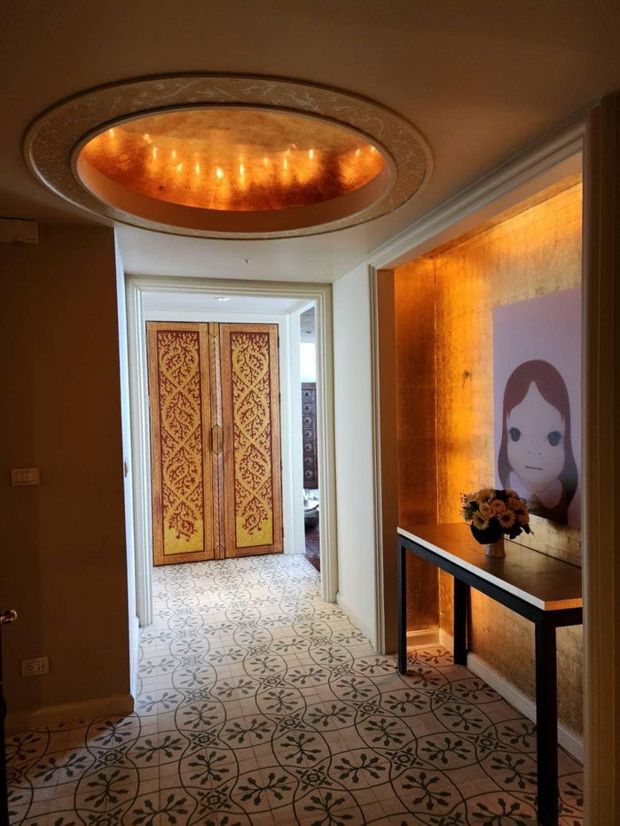 รูป cd1832 ให้เช่าคอนโดหรู Penthouse วิวแม่น้ำเจ้าพระยา ราคาถูก 100,000บาท/เดือน (ราคานี้ ไม่ให้เปียโน) Le bua at State Tower ใกล้ BTS สะพานตากสิน - รูปที่ 18/49