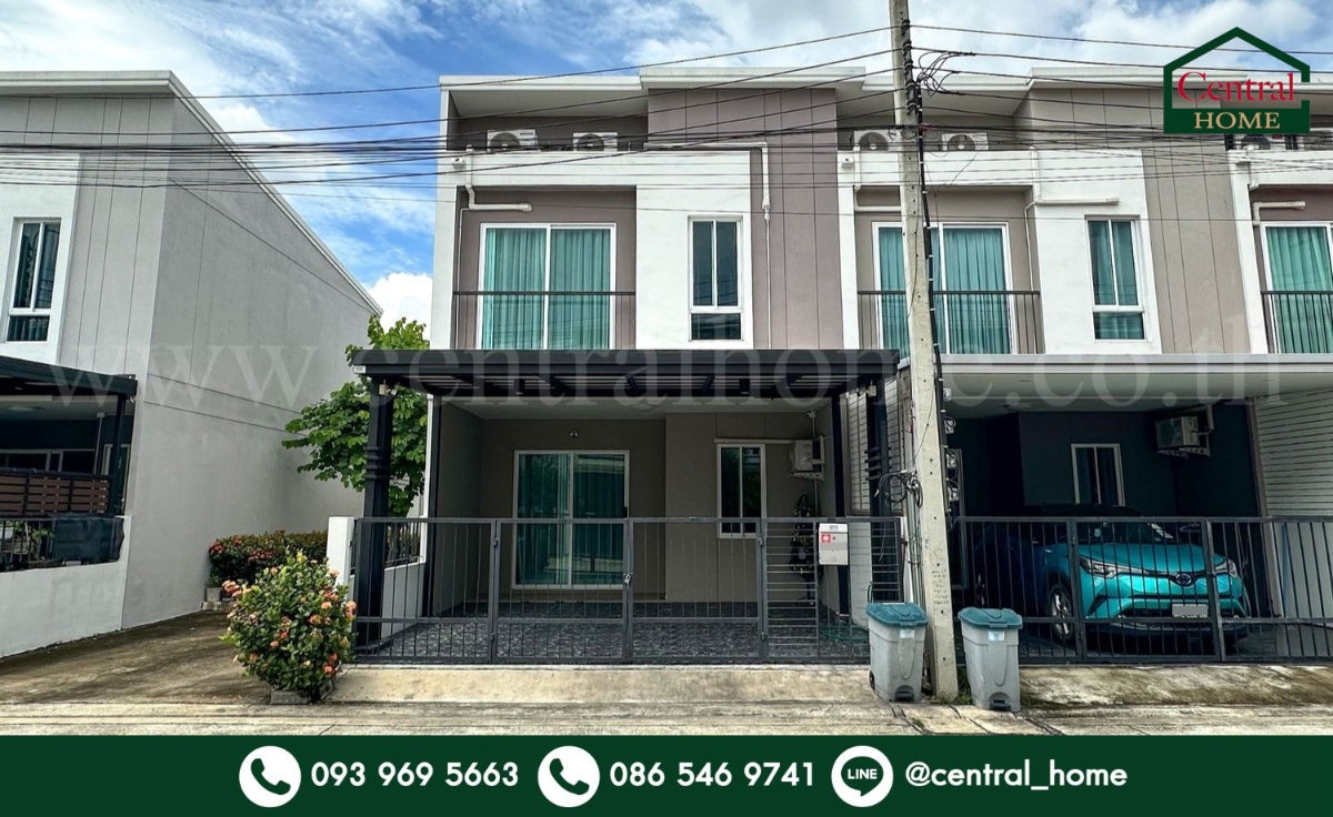 รูป ทาวน์โฮม ซิตี้เซนส์ ดอนเมือง - สรงประภา 22 หลังริม แอร์ครบทุกห้อง - รูปที่ 1/17