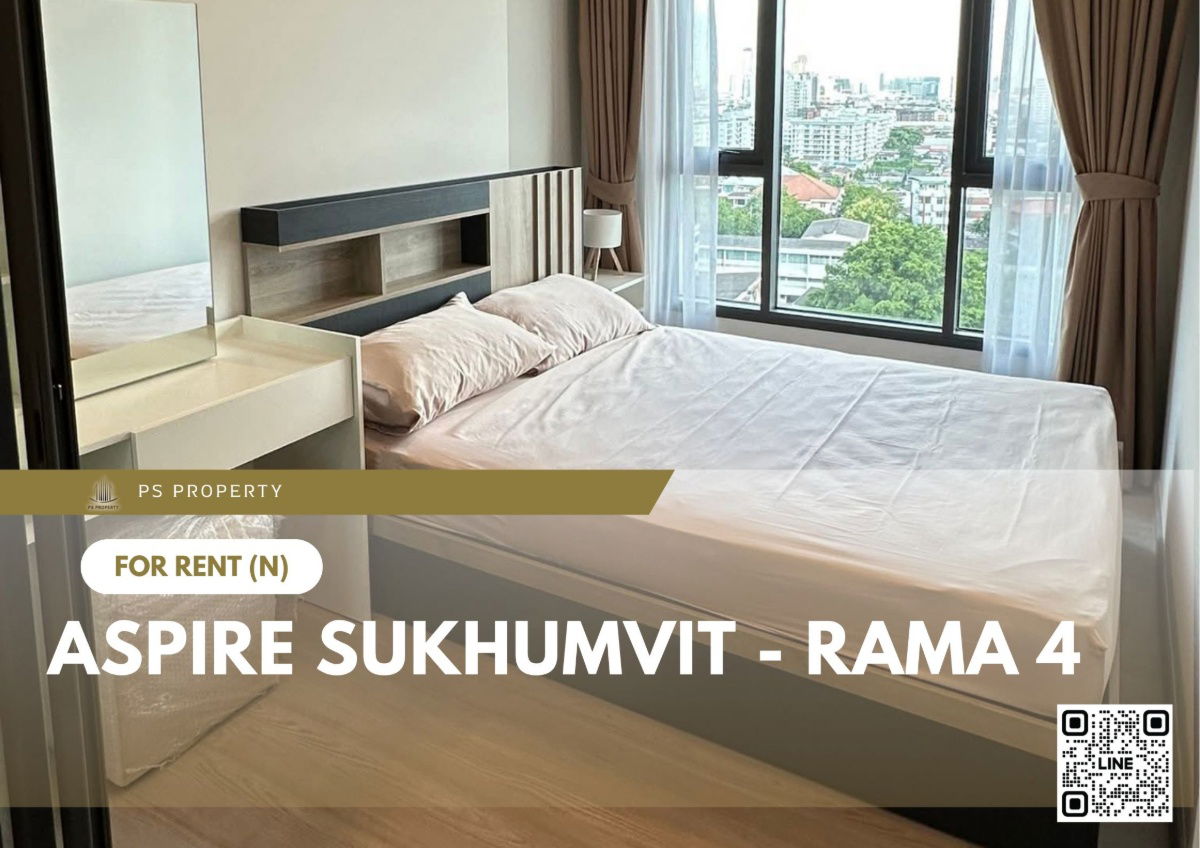 รูป ให้เช่า 🔥 Aspire Sukhumvit - Rama 4 🔥 เฟอร์นิเจอร์ และ เครื่องใช้ไฟฟ้าครบ ใกล้ BTS พระโขนง - รูปที่ 1/7