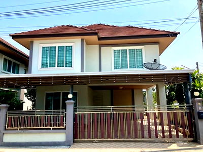 เช่าบ้านเดี่ยว ถนนศุขประยูร ชลบุรี : ให้เช่าบ้านเดี่ยว 4 นอน(บ้านใหม่)  ม.ศุขประยูรปาร์ค น่าป่า ชลบุรี