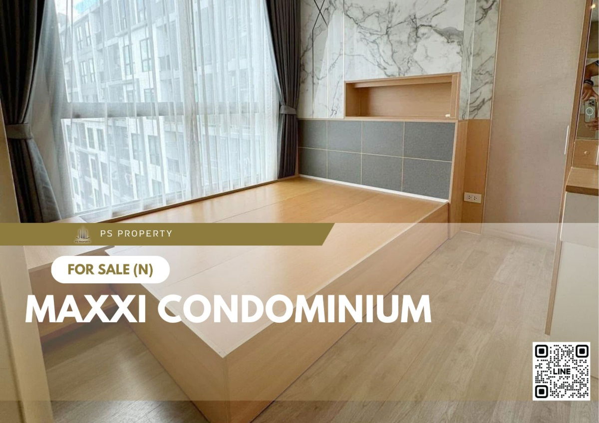 รูป ขายด่วน ✨ MAXXI Condominium ✨ 2 ห้องนอน เฟอร์นิเจอร์ และ เครื่องใช้ไฟฟ้าครบ ใกล้ ม.เกษตรศาสตร์ - รูปที่ 1/9