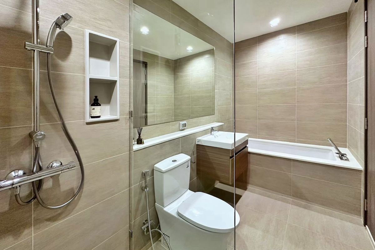 picture Condo 2bedrooms new unit for rent with river view at Rhythm Charoenkrung near Sathorn - 14/14