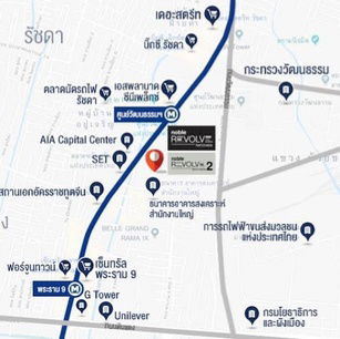 รูป เช่าคอนโดแถวห้วยขวาง ศูนย์วัฒน์ธรรม  ตึกAIA คอนโดโนเบิล รัชดา รีวอล์ฟ 1 - รูปที่ 24/24